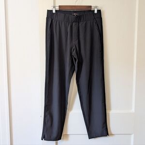 Quince M Performance Tech Ankle Length Pant Black Cropped Athleisure